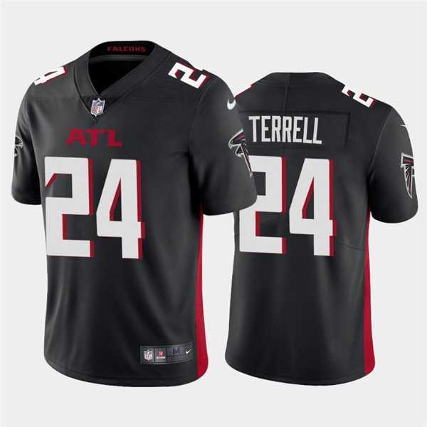 Men%27s Atlanta Falcons #24 A.J. Terrell New Black Vapor Untouchable Limited Stitched NFL Jersey->kansas city chiefs->NFL Jersey
